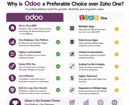 Why is Odoo a Preferable Choice over Zoho One?